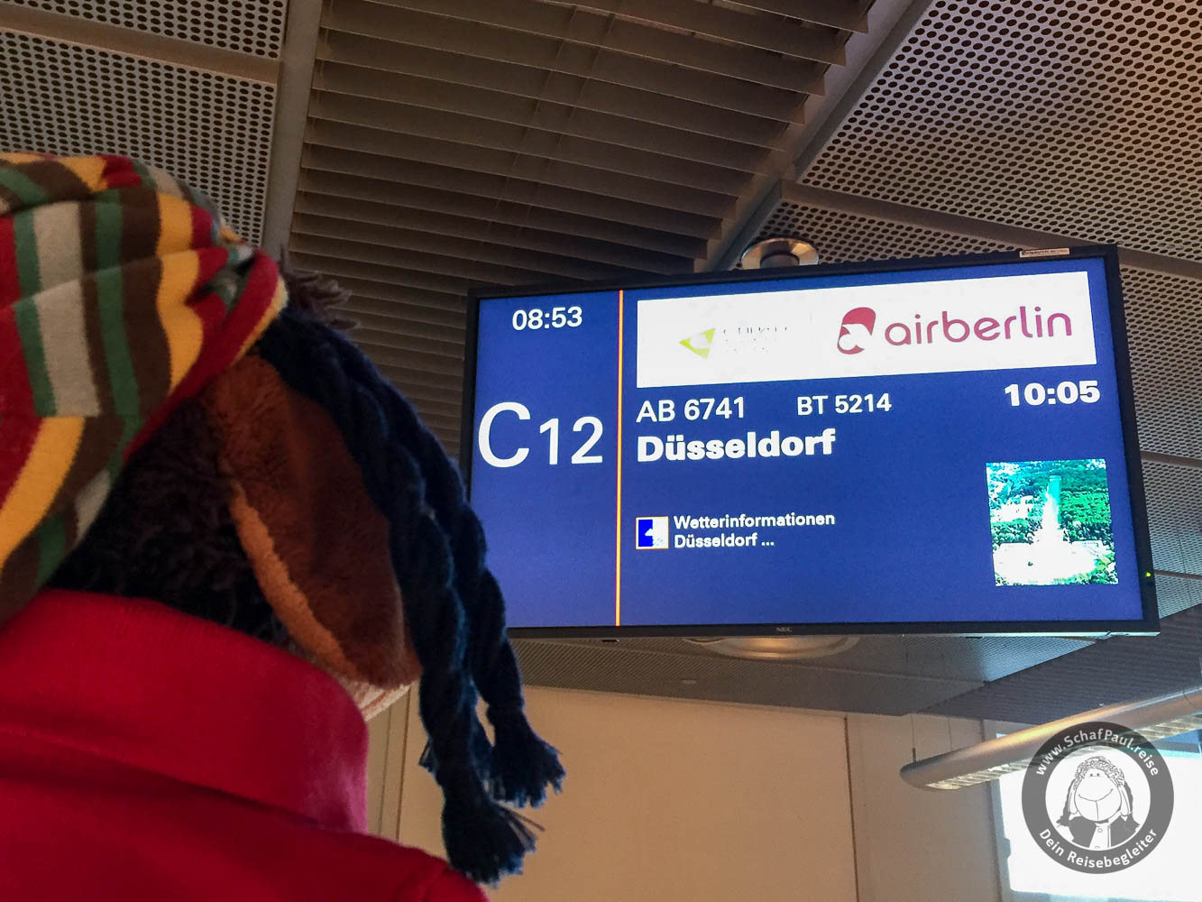 Überraschung: Es geht mit Air Berlin nach Düsseldorf!