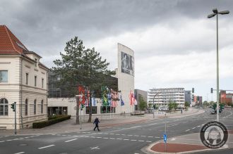 Blick auf das Auswanderermuseum von Bremerhaven