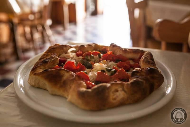 Ftira - die gozitanische Pizza in der Gemüse-Version