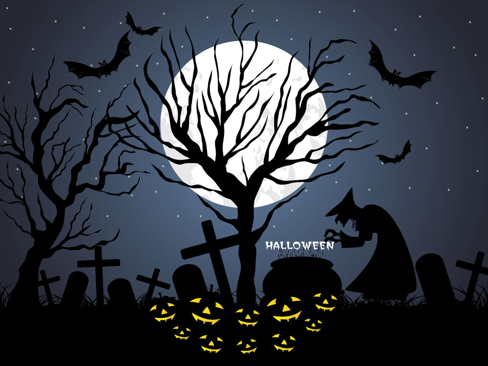 Halloween-Illustration (Quelle Storyblocks)