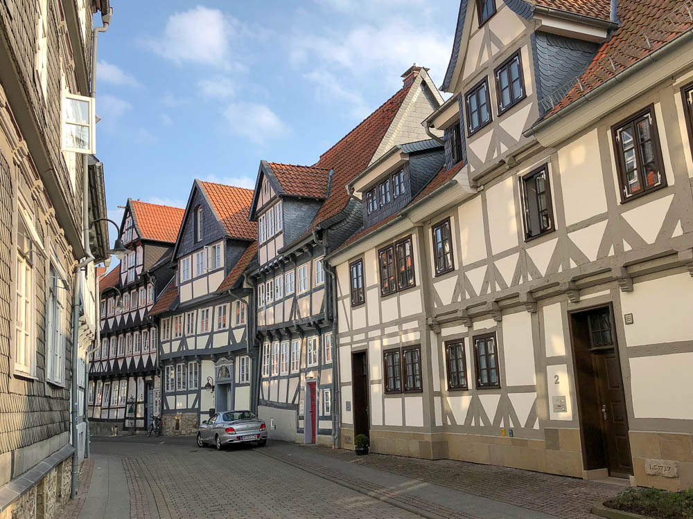 Fachwerkhäuser in der Altstadt von Wolfenbüttel